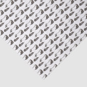 Zwart-wit Oxford Tap Shoe Dance Teacher Tissuepapier (Detail)