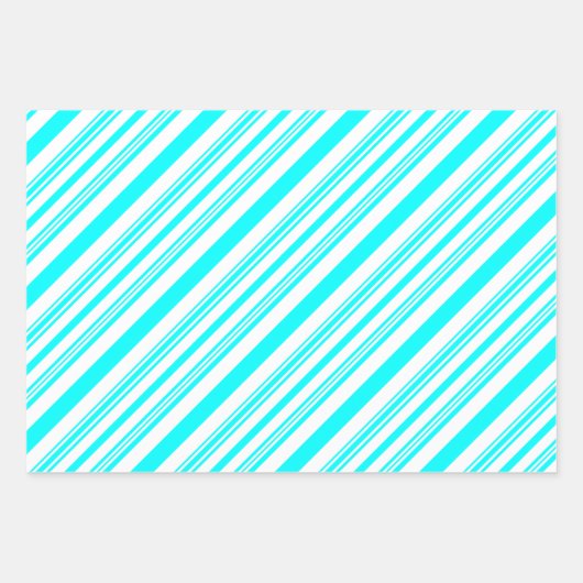 Zwart-wit, paars en wit, blauw en wit inpakpapier vel (Voorkant 3)