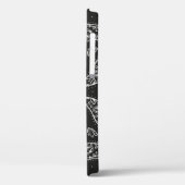 Zwart-wit Paisley Bandana Ornament Print. Vi Case-Mate iPhone Case (Achterkant / Links)