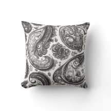 Zwart-wit Paisley Elegance