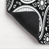 Zwart-wit Paisley Muismat (Hoek)