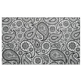 Zwart-wit  Paisley Pattern Stof (Yard (91,4 cm))