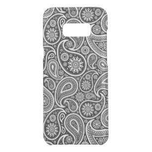 Zwart-wit  paisleypatroon 2a get uncommon samsung galaxy s8 plus case