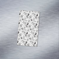 Zwart-wit paisleypatroon – Elegante textielkunst
