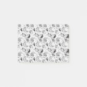 Zwart-wit paisleypatroon – Elegante textielkunst Post-it® Notes (Voorkant)