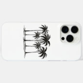 Zwart & Wit Palm Trees Graphic T-Shirt voor Heren Case-Mate iPhone Case (Achterkant (horizontaal))