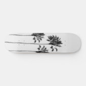 Zwart-wit palm Trio Finesse #1 #tropische #wall Persoonlijk Skateboard (Horizontaal)