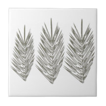 Zwart wit palmblad tekening