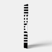 Zwart-wit Panda en Stripes gepersonaliseerd Case-Mate iPhone Case (Achterkant / Rechts)