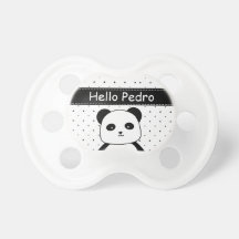 Zwart-wit Panda Monochrome Baby Boy's
