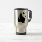 Zwart & Wit Panda Reismokken Reisbeker (Voorkant rechts)