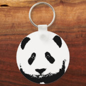 Zwart-wit Panda Sleutelhangers (Voorkant)