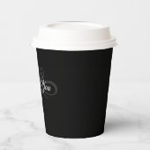 Zwart-wit Papieren Bekers (Links)