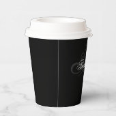 Zwart-wit Papieren Bekers (Rechts)