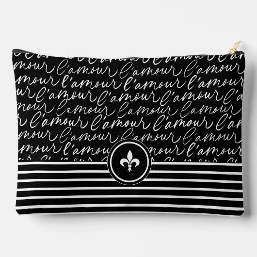 Zwart & Wit 'Paris dreaming' Etui (Achterkant)