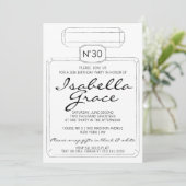 Zwart-wit Paris Thema 30ste verjaardagsfeest Kaart (Staand voorkant)