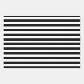 Zwart wit patronen Monogram4 Inpakpapier Vel (Voorkant 3)