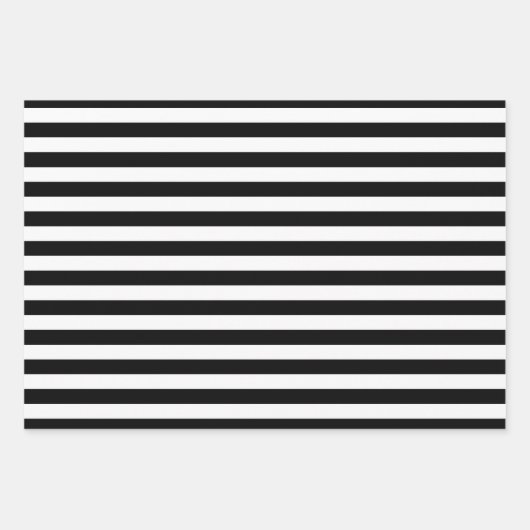 Zwart wit patronen Monogram4 Inpakpapier Vel (Voorkant 3)