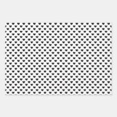 Zwart wit patronen Monogram4 Inpakpapier Vel (Voorkant)