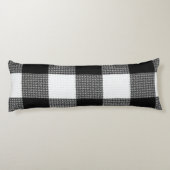 Zwart-wit patroon Body Pillow Lichaamskussen (Achterkant)