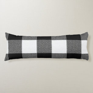 Zwart-wit patroon Body Pillow Lichaamskussen
