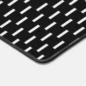 Zwart-wit patroon bureaumat (Hoek)