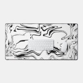 Zwart-wit patroon bureaumat (Keyboard & Muis)