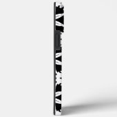 Zwart-wit patroon Case-Mate iPhone case (Achterkant / Rechts)