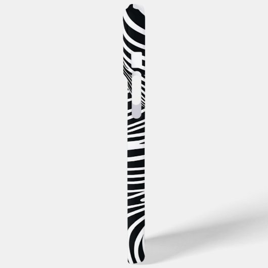 Zwart-wit 🦓 patroon Case-Mate iPhone case (Achterkant / Links)