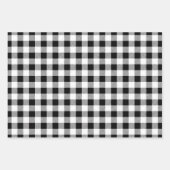 Zwart-wit patroon inpakpapier vel (Voorkant)