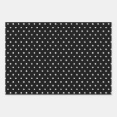 Zwart-wit patroon inpakpapier vel (Voorkant 3)
