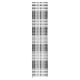 Zwart-wit patroon korte tafelloper