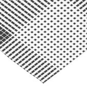 Zwart-wit patroon korte tafelloper (Hoek)