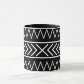 Zwart-wit patroon mok (Midden)