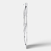 Zwart-wit patroon Monogram iPad Mini Case (Achterkant / Rechts)