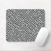 Zwart-wit patroon muismat (Met muis)