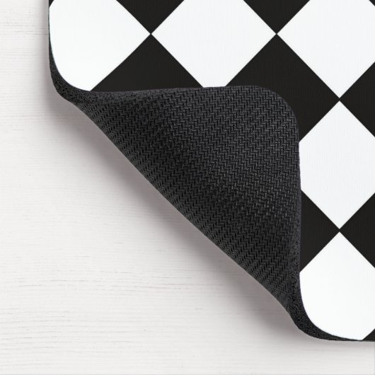 Zwart-wit patroon muismat (Hoek)