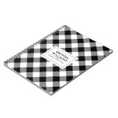 Zwart-wit patroon notitieboek (Linkerzijde)