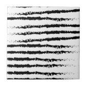 Zwart Wit patroon ontwerp Tegeltje (Voorkant)