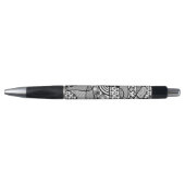 Zwart & Wit Patroon Patchwork 02 Pen (Voorkant)