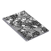 Zwart & Wit Patroon Patchwork 03 Notitieboek (Rechterzijde)
