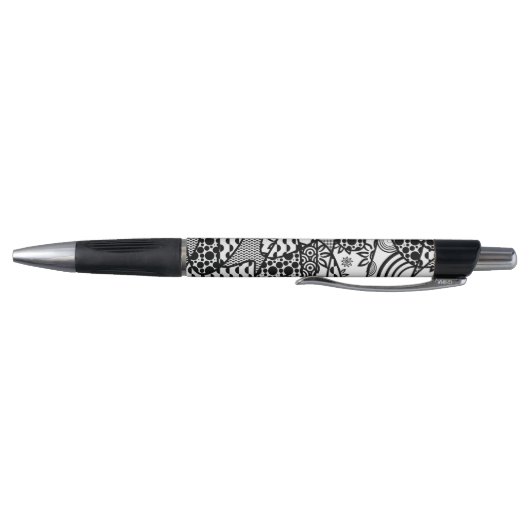 Zwart & Wit Patroon Patchwork 03 Pen (Bodem)