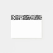 Zwart & Wit Patroon Patchwork 05 Post-it® Notes (Voorkant)