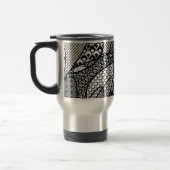 Zwart & Wit Patroon Patchwork 05 Reisbeker (Links)