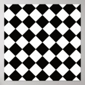 Zwart-wit patroon poster (Voorkant)