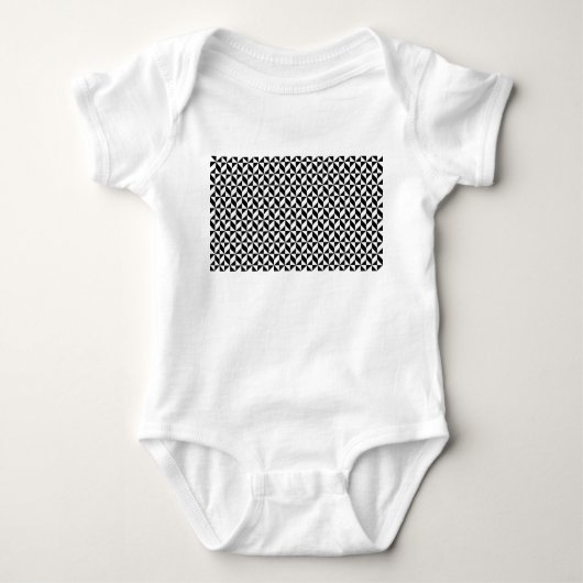 Zwart-wit patroon romper (Voorkant)