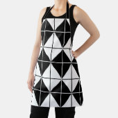 Zwart-wit patroon schort (Insitu)