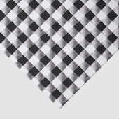 Zwart-wit patroon tissuepapier (Detail)