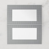 Zwart-wit patroon van spelbreker | Vakantie Plaatskaartje (Buitenkant ongevouwen)