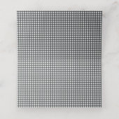 Zwart-wit patroon van spelbreker | Vakantie Plaatskaartje (Binnenkant ongevouwen)